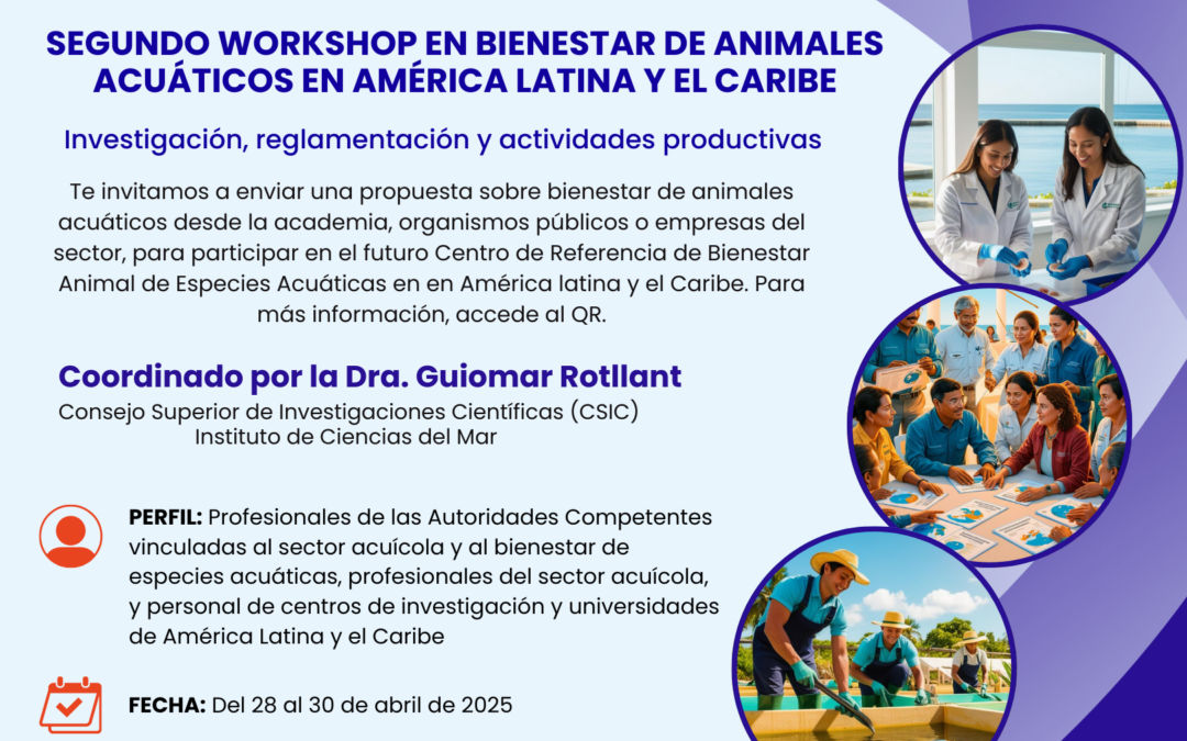 Segundo Workshop sobre Bienestar de Especies Acuáticas con participación del ICMAN